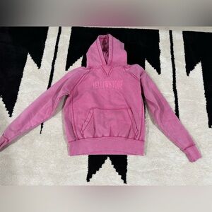 Pink Yellowstone hoodie! Size Small